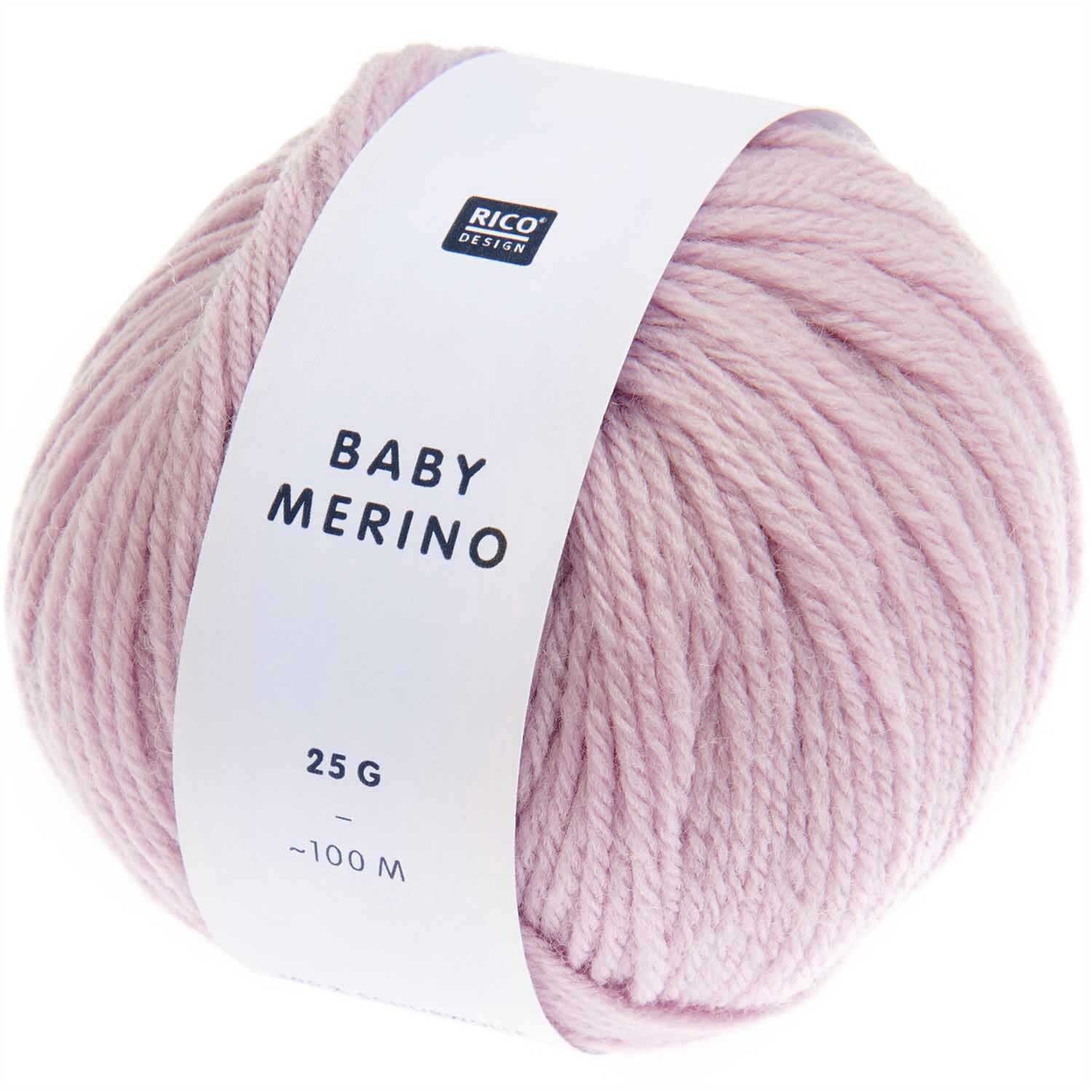Rico Design Baby Merino FLIEDER 100% Schurwolle 25g 100m Rico Design Baby Merino FLIEDER 100% Schurwolle 25g 100m