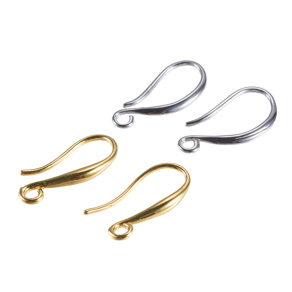 Ohrhaken mit horizontaler Öse 21x10x1,5mm 1 Paar
