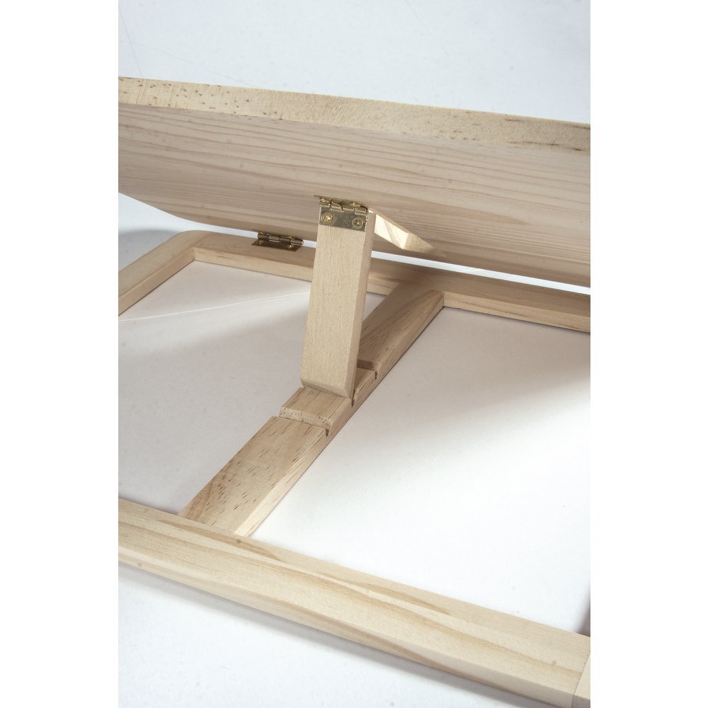 Holz Tabletständer Buchständer 28x21x3,4cm Book Stand Tablet Stand Tablethalterung 
