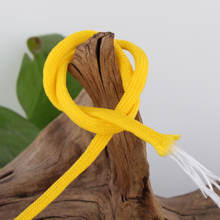 Paracord Kordel UNI SONNENGELB einfärbig 4mm 100m/ Bund  