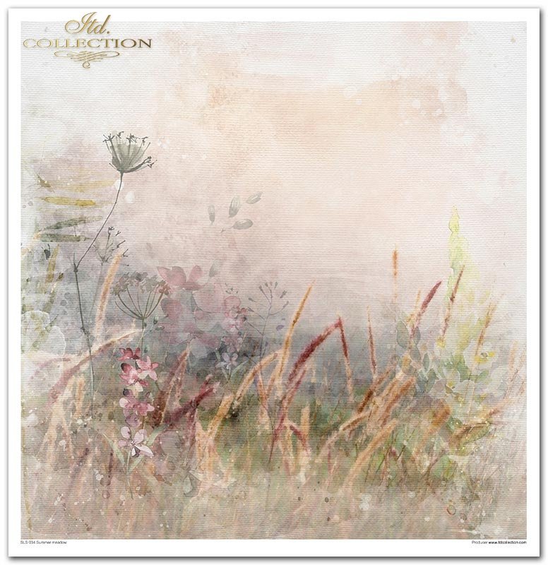 Scrapbooking-Papier Set Summer Meadow 31x32cm 10 Bögen