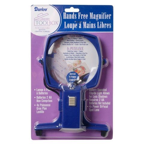 Magnifier Hands free Vergrößerungsglas Lupe 