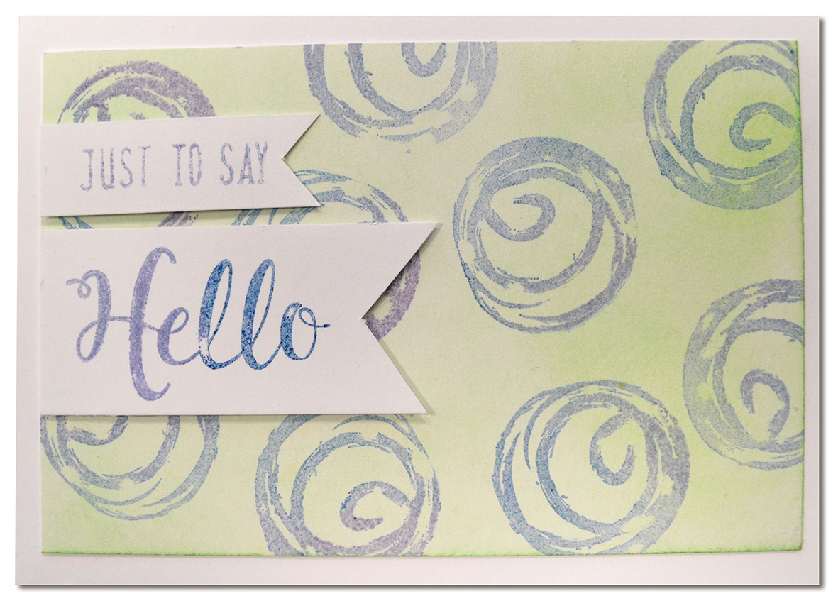 Silikonstempel Just to say Wörter Schriftzug Clear Stamp Stempel transparent