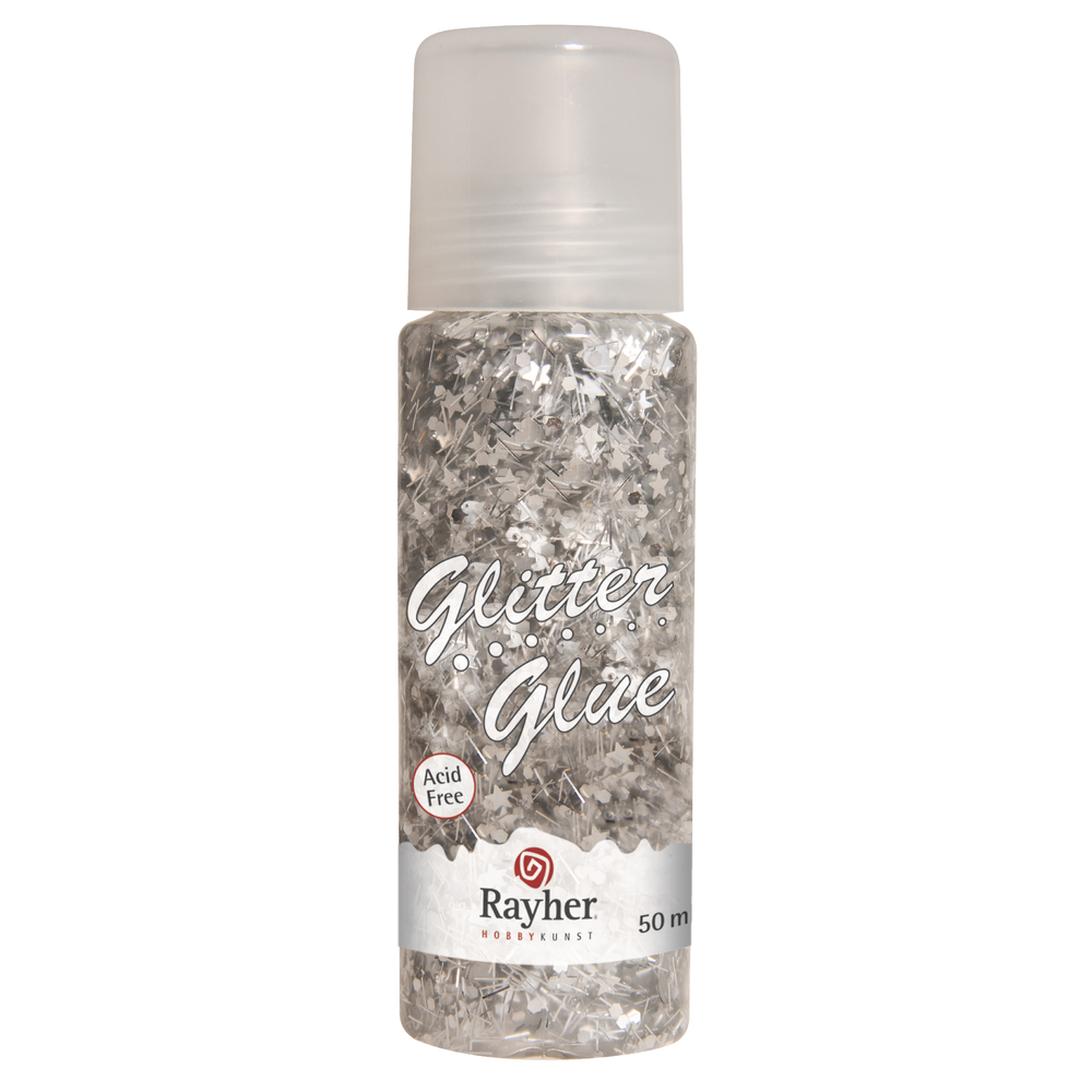 Glitter Glue 50ml Tuben Glitter