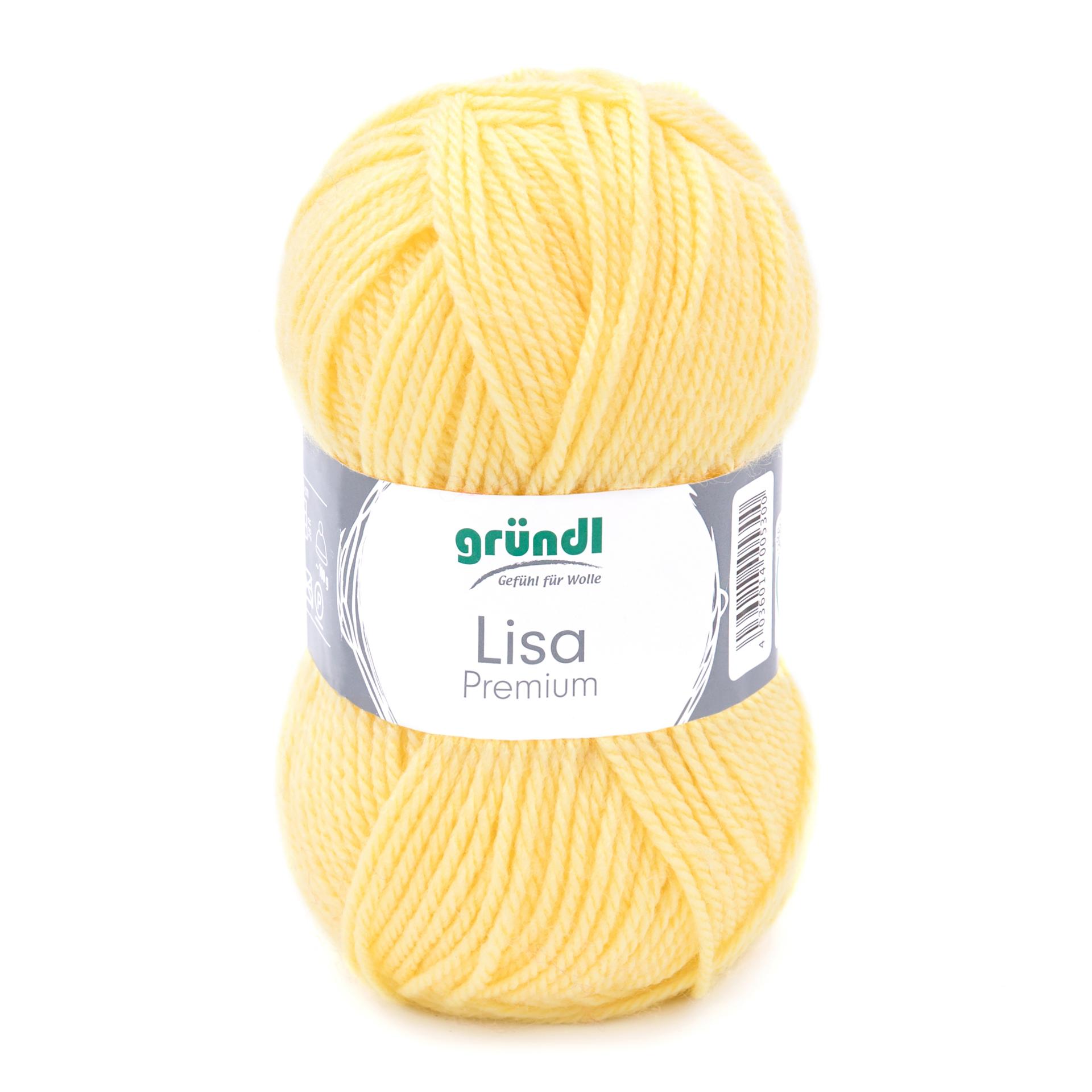 Lisa Premium einfärbig, Schulbastelwolle Bastelwolle, 50 g/133m