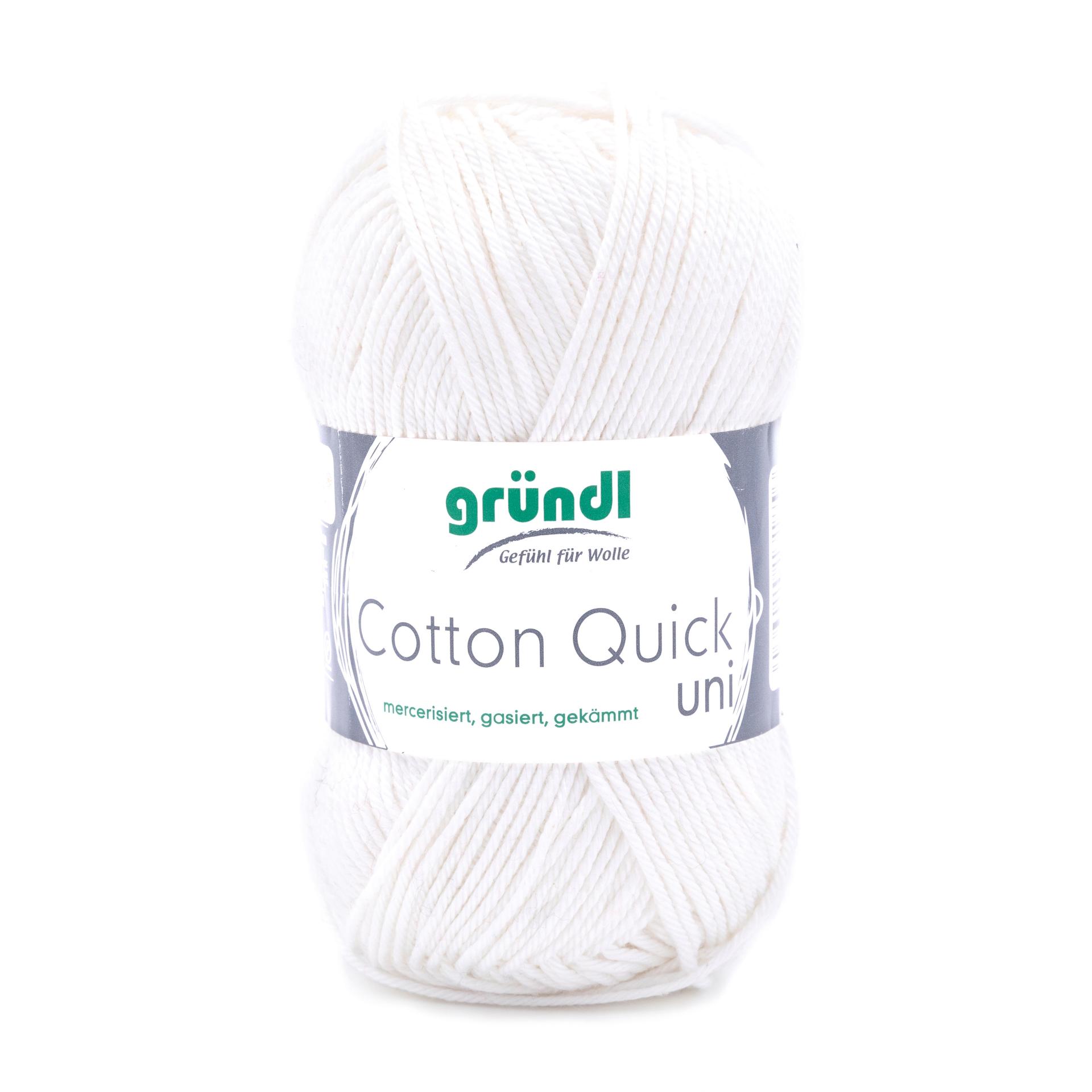 Cotton Quick uni, 100 Baumwolle, 50g/125m grüne olive 865140
